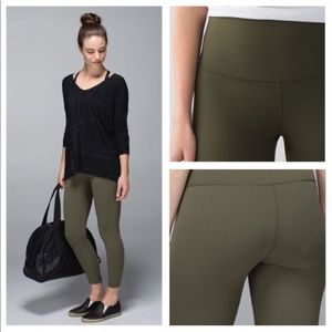 Lululemon High Times Leggings - Fatigue Green